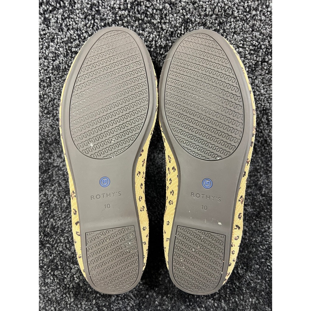 Rothy's The Point Leopard Print Ballet Flats Women's Size 10 - Picture 6 of 8